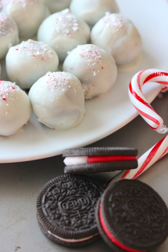candy cane oreo truffles - Simple Everyday Food