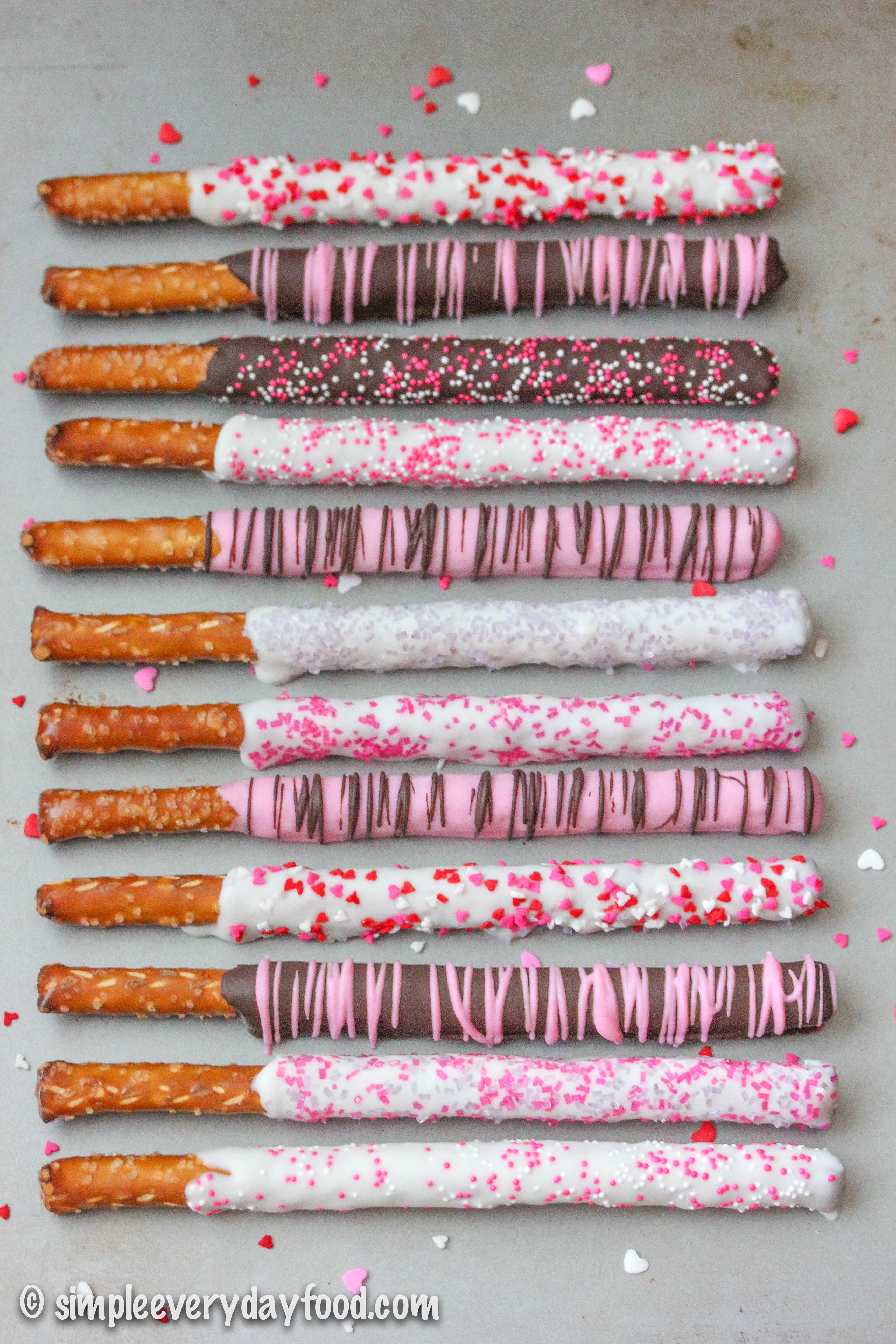 chocolate-covered pretzel rods - Simple Everyday Food