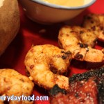 Cajun shrimp with spicy chipotle mayonnaise