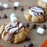 peanut butter s’mores cookies